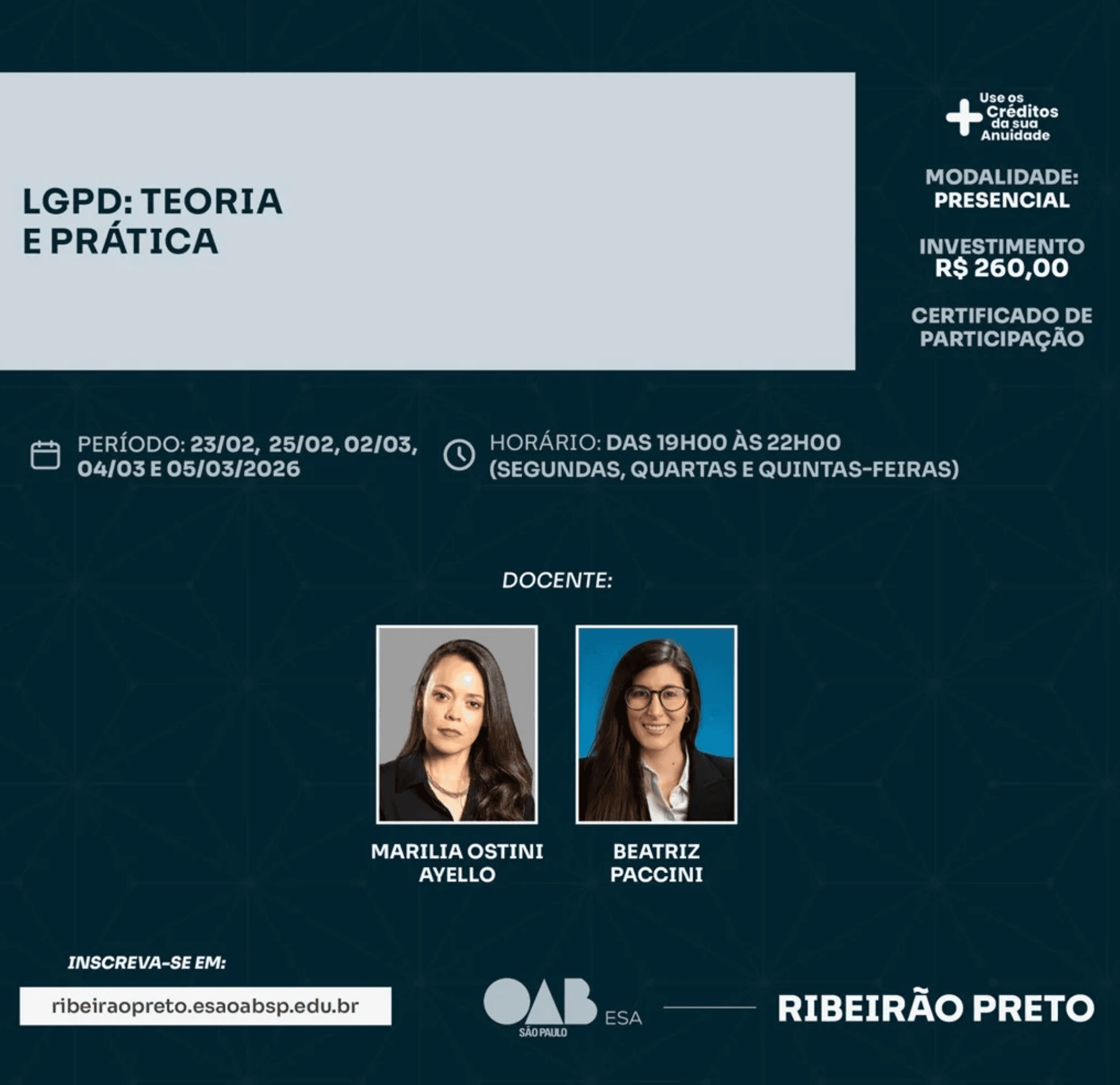 📙 ESA RP: LGPD: teoria e prática