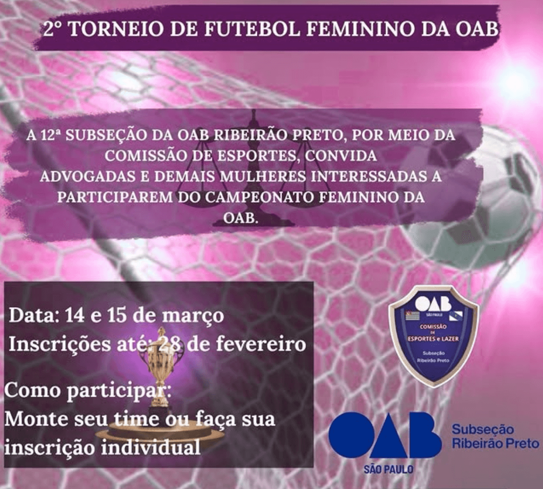 2° Torneio de Futebol Feminino da OAB