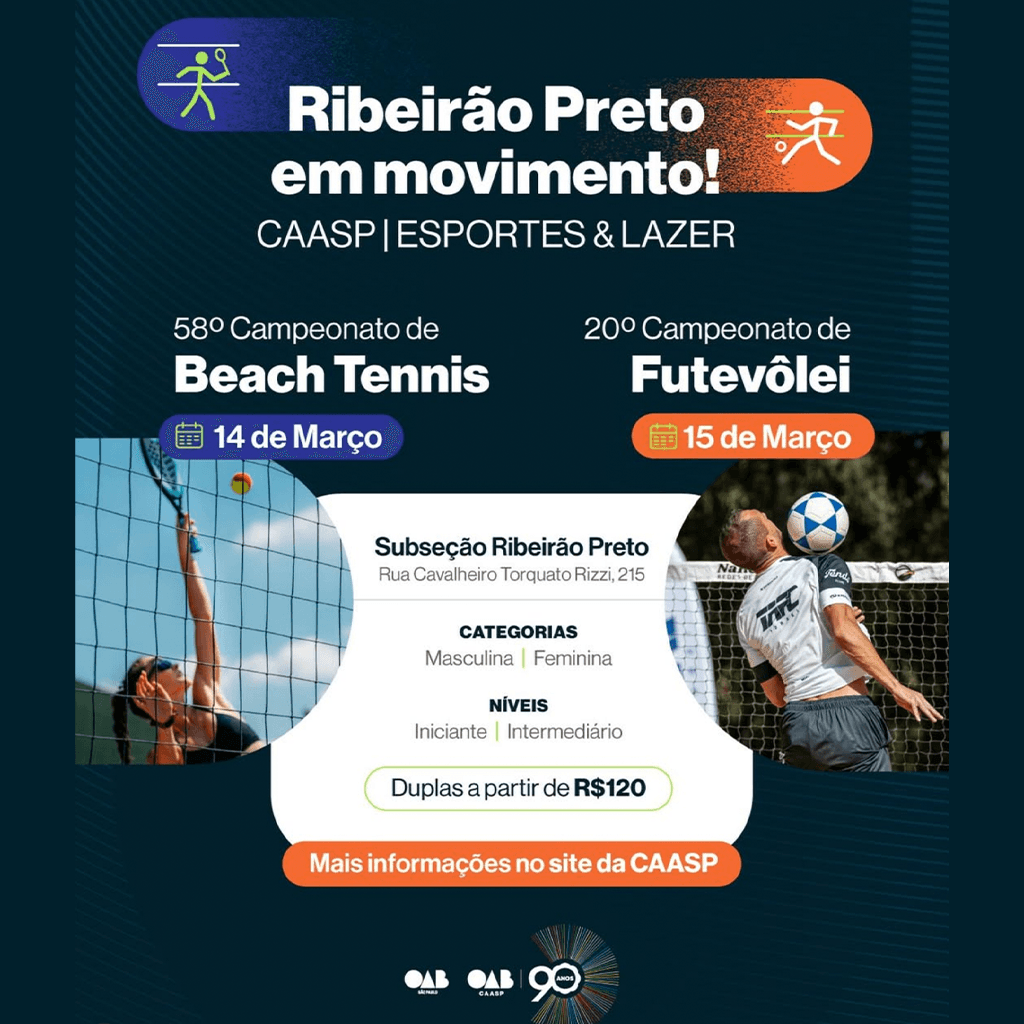 CAASP: Beach Tennis + Futevôlei
