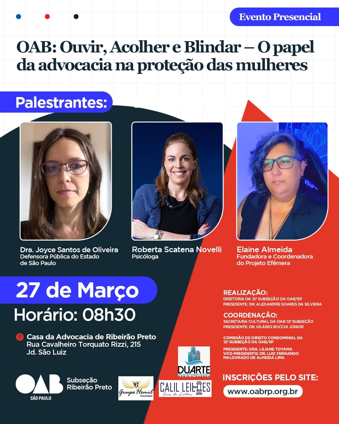 OAB: Ouvir, Acolher e Blindar - O Papel da Advocacia na Proteção das Mulheres