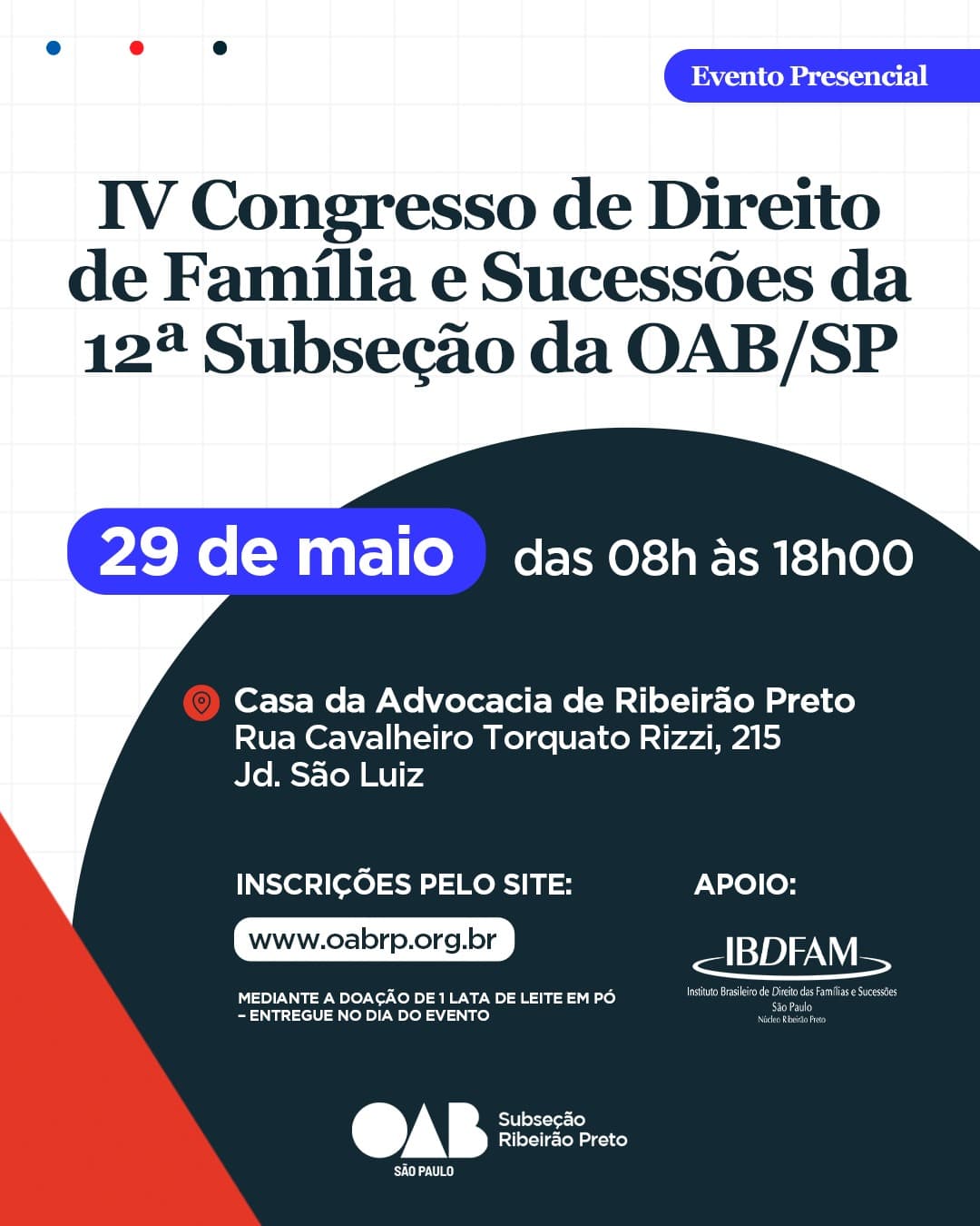IV Congresso de Direito de Família e Sucessões