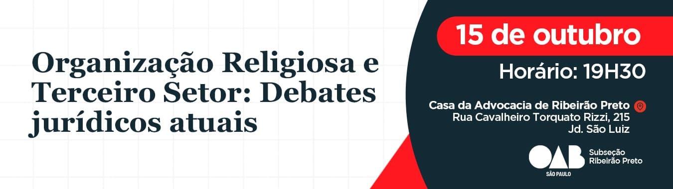 Organização Religiosa e Terceiro Setor: Debates Jurídicos atuais