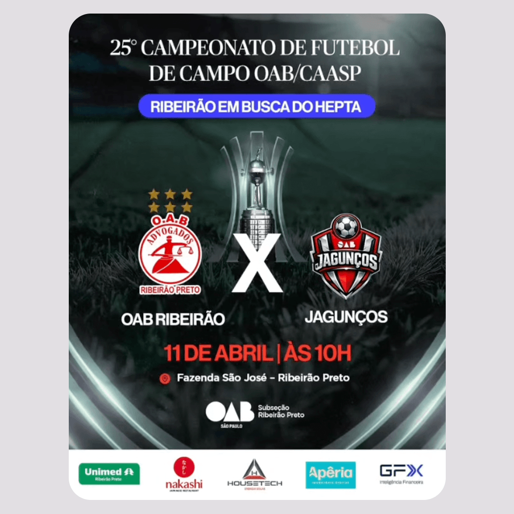 🔥⚽ OAB RIBEIRÃO X JAGUNÇOS