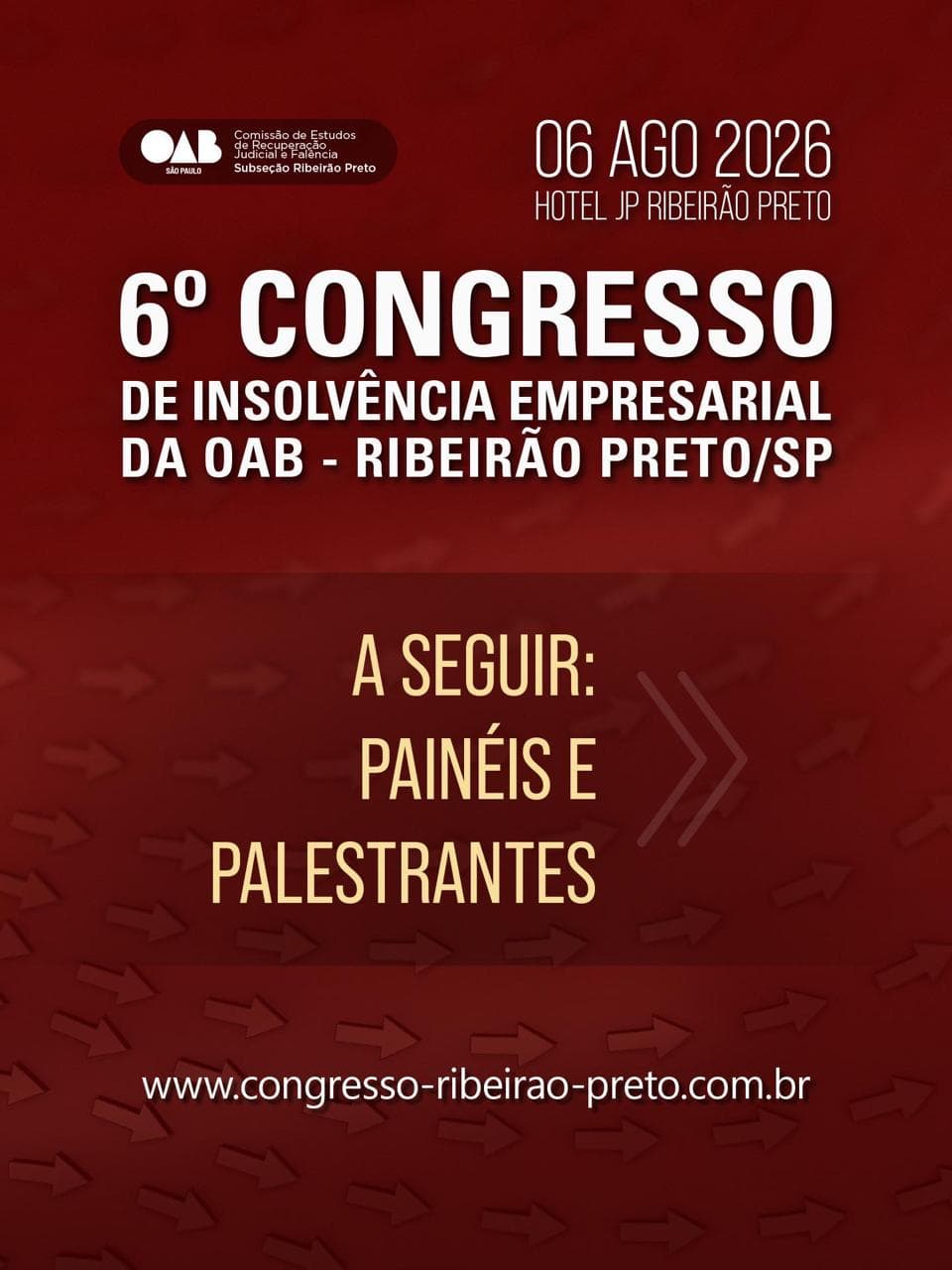 6º Congresso de Insolvência Empresarial da OAB Ribeirão Preto