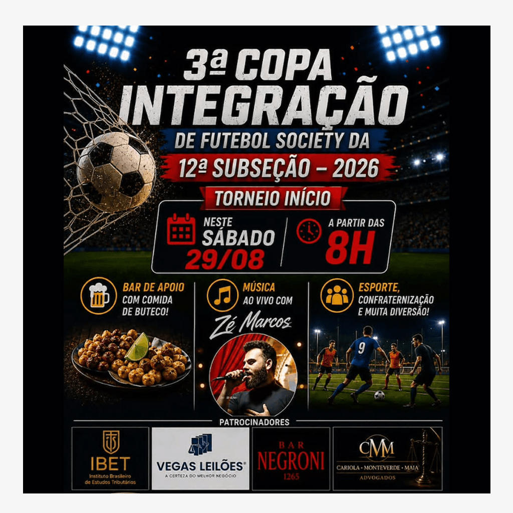 ⚽🔥 Início do Torneio: 3ª Copa Integração de Futebol Socitety