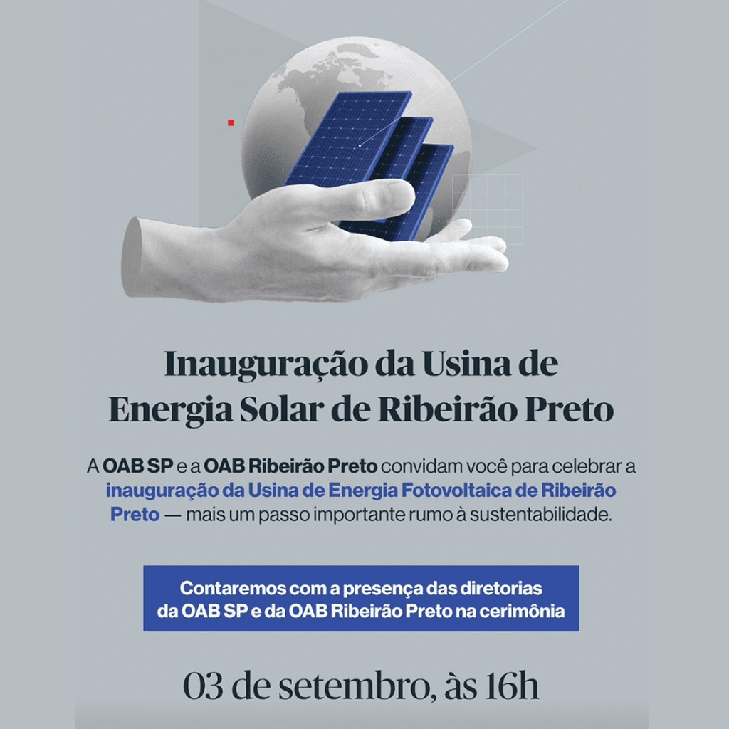 Inauguração da Usina de Energia Solar de Ribeirão Preto
