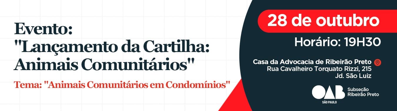 Lançamento da Cartilha: Animais Comunitários