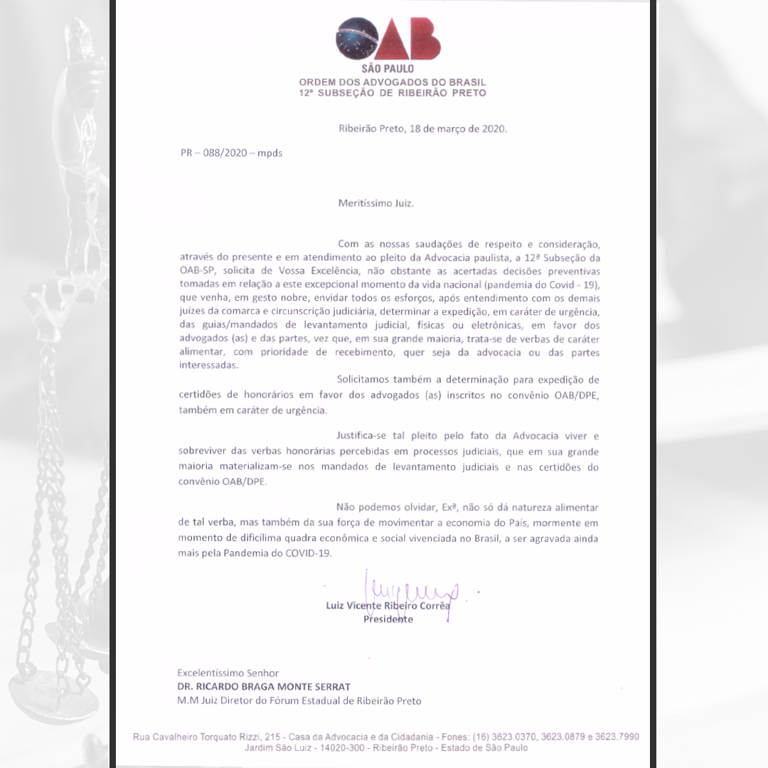 Ofício pode colocar em xeque candidatura de nomes cotados da OAB ao cargo  de desembargador :: Notícias Jurídicas - Olhar Jurídico