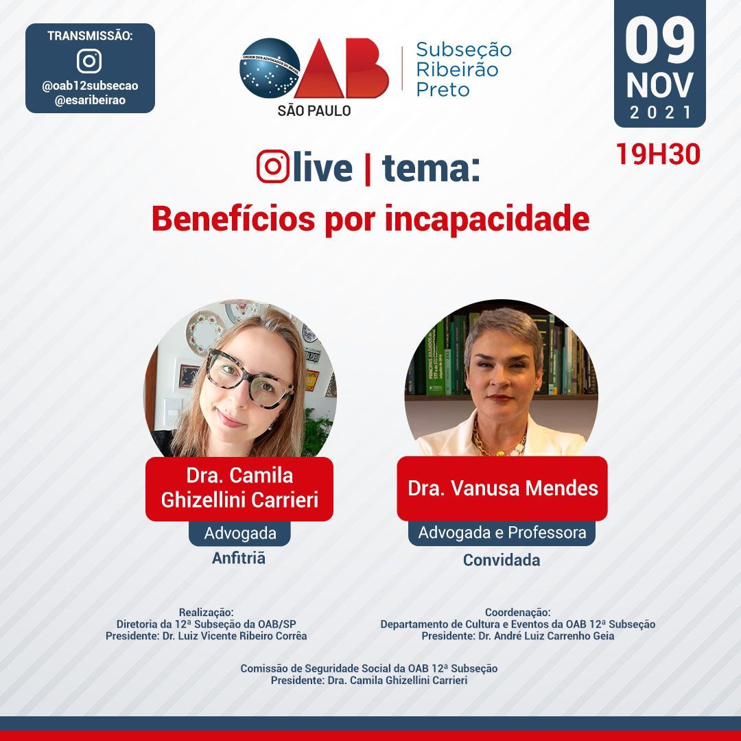 Benefícios Por Incapacidade – Portal OAB