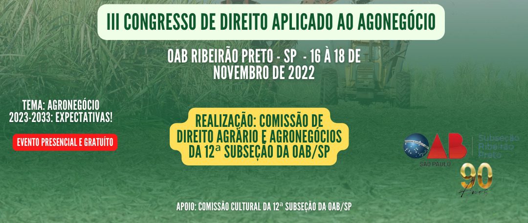 Direito Aplicado ao Agronegócio